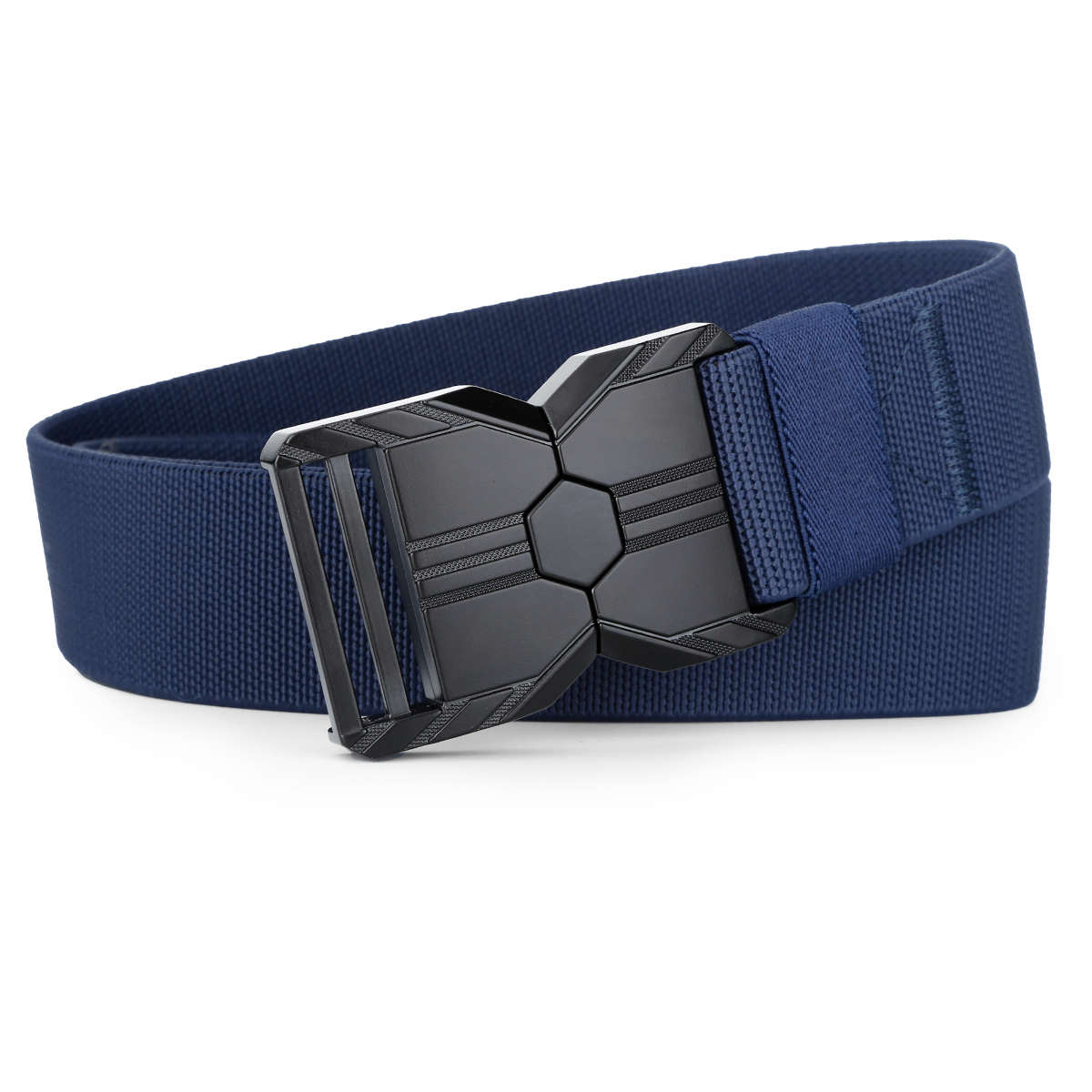 Men's Belt Quick Release buckle Tactical Elastic Belt canvas  fabric belt 3.8cm